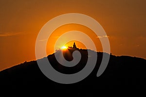 Phuket Big Buddha on sunset