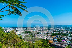 Phuket City Skyline at Rang Hill in Phuket