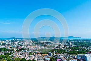 Phuket City Skyline at Rang Hill in Phuket