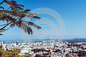 Phuket City Skyline at Rang Hill in Phuket