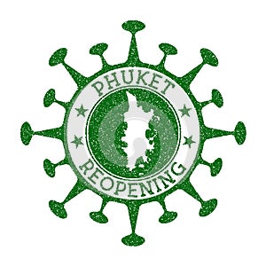 Phuket Reopening Stamp.