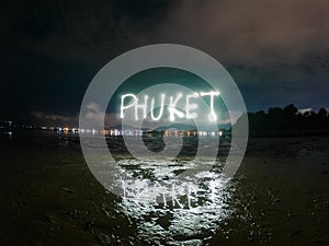 Phuket text word