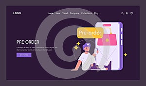 phygital. Flat Vector Illustration