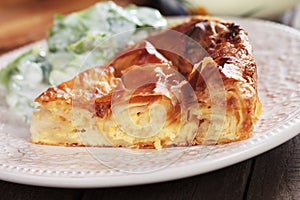 Phyllo pastry cheese pie