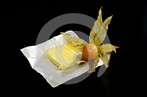 Physalis and butter