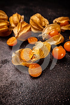 Physalis, cape gooseberry fruit