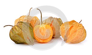 Physalis fruit isolated on white background