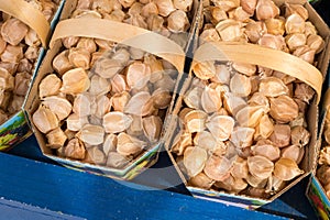 Physalis ground cherry fruits