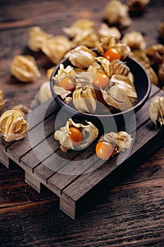 Physalis peruviana or cape gooseberry photo