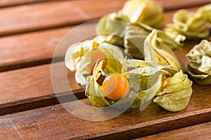 Physalis peruviana fruit. photo