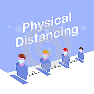 Physical distancing guideline