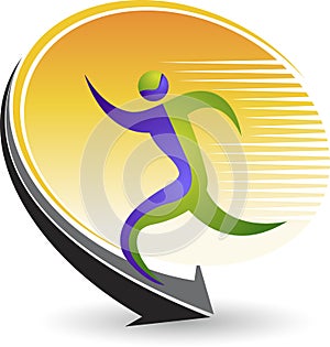 Physical exercise logo