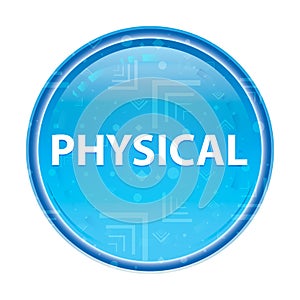 Physical floral blue round button