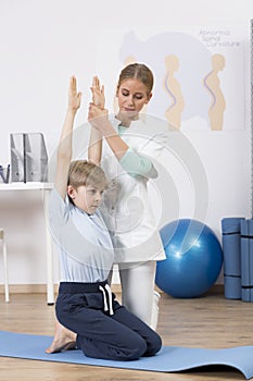 Physical therapy for children photo