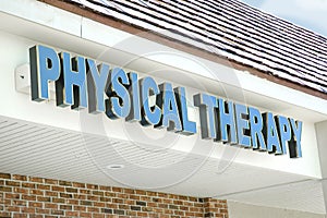 Physical therapy sign photo