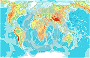 Physical World Map