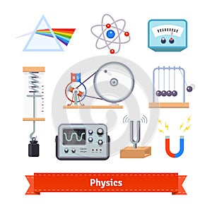 Physics classroom equipment photo