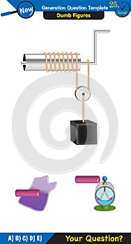 Physics, electromagnet, next generation question template