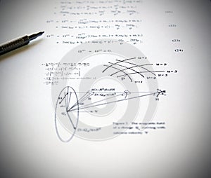 Physics exercises and school