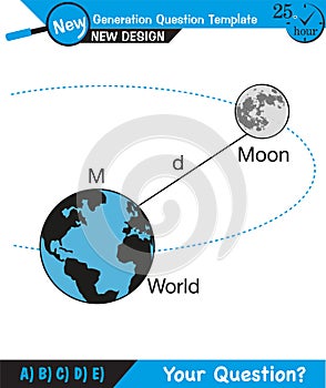 Physics - kepler`s second law of planetary motion, next generation question template