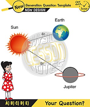 Physics, kepler`s second law of planetary motion, next generation question template