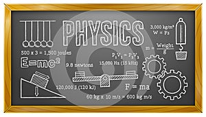 Physics, Science, School, Education, Blackboard