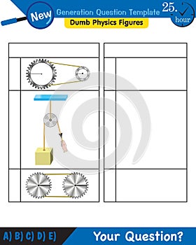 Physics, simple machines, next generation question template