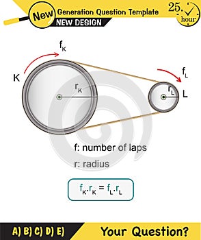 Physics - Simple machines, pulleys, gears, next generation question template