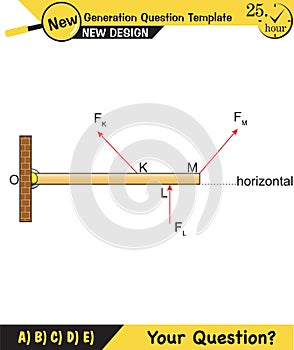 Physics, torque, Next generation problems, for teachers,