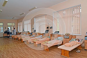 Physiotherapeutic office of children's sanatorium