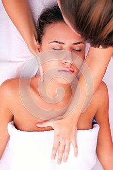 Physiotherapy cervical massage