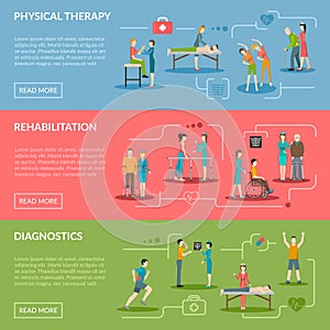 Physiotherapy Rehabilitation Banners