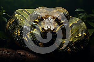 Phyton snake. Generate Ai