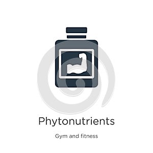 Phytonutrients icon vector. Trendy flat phytonutrients icon from gym and fitness collection isolated on white background. Vector