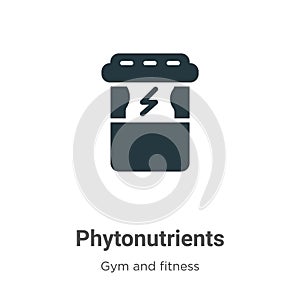 Phytonutrients vector icon on white background. Flat vector phytonutrients icon symbol sign from modern gym and fitness collection