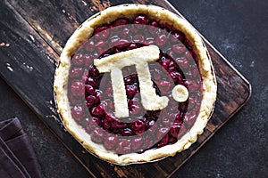 Pi Day Cherry Pie