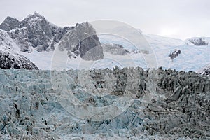 Pia glacier on the archipelago of Tierra del Fuego.