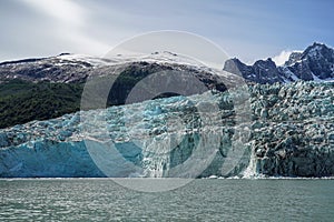 Pia Glacier in Parque Nacional Alberto de Agostini in the Beagle Channel of Patagonia