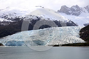 Pia Glacier in Patagonia. Chile. South America