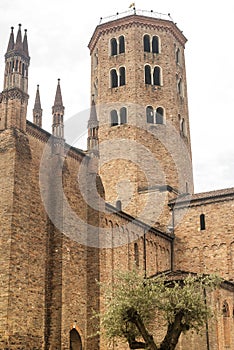 Piacenza - Belfry of ancient church