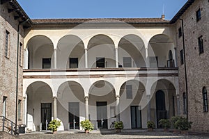 Piacenza: the historic building known as Palazzo Farnese