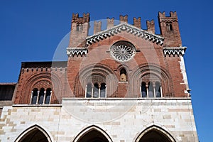 Piacenza: medieval palace known as \