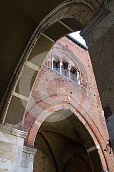 Piacenza: medieval palace known as \