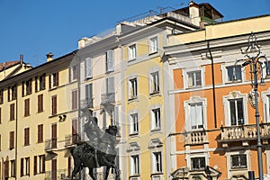 Piacenza: Piazza Cavalli, main square of the city