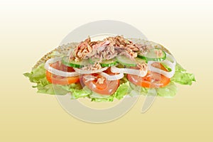 Piadina with tuna photo