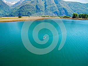 Pian di Spagna Nature Reserve - Lombardy IT - Canoe photo