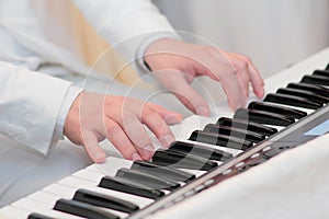 Pianists hands