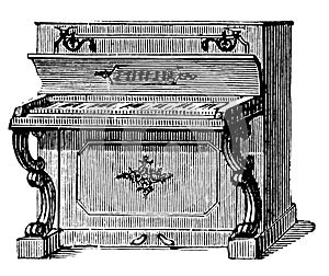 Piano | Antique Design Illustrations