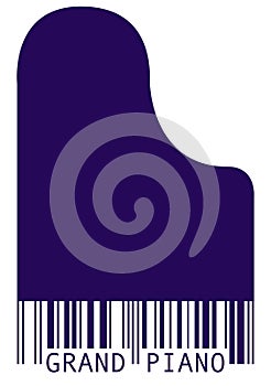 Piano Barcode photo