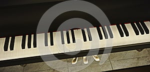 Piano clavier CG music concept